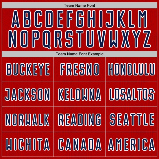 Jersey Red Geometric Soccer Shape Custom Uniform Sports Sublimation Navy-White