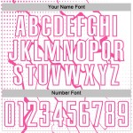 Custom Soccer White Uniform Jersey Sublimation Pink Lightning Sports