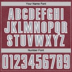 Sports Geometric Sublimation Gray-White Uniform Jersey Shape Custom Burgundy Soccer