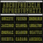 Shape Geometric Neon Sports Black Yellow Sublimation Custom Jersey Uniform Soccer